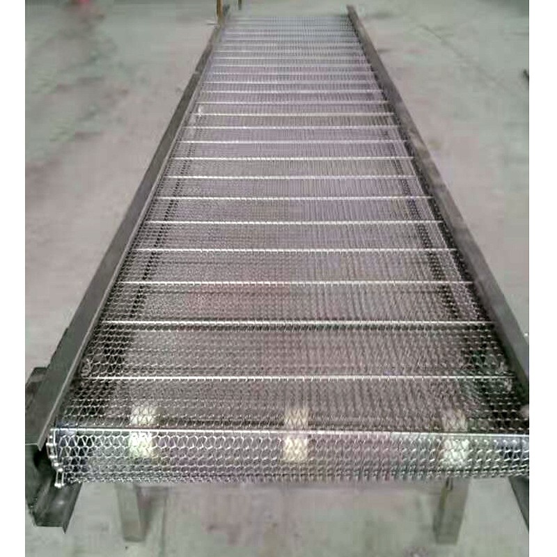 304不锈钢网带输送机速冻自动化流水线 非标定做小型网带链输送机图2