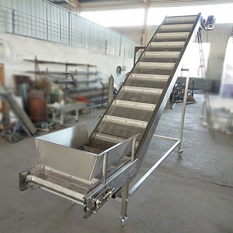 不锈钢清洗机 烘干多层带式输送机定制食品板栗链板提升机图2