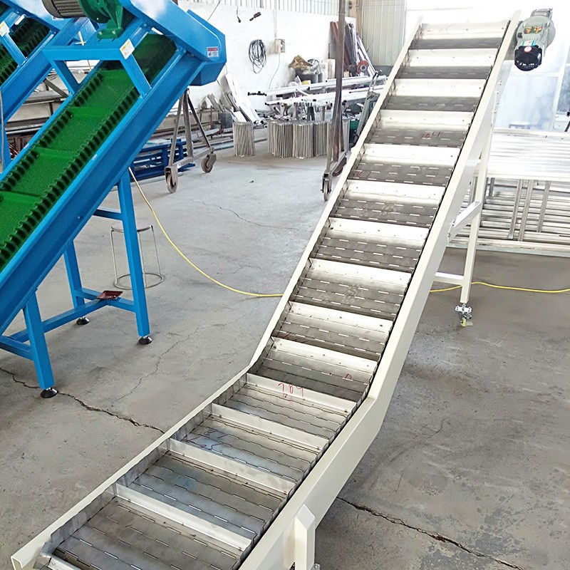 不锈钢清洗机 烘干多层带式输送机定制食品板栗链板提升机图4