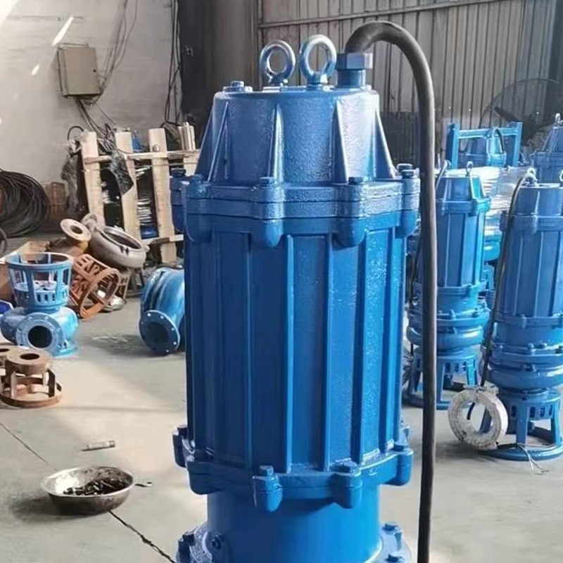 高硌合金潜水渣浆泵100QSB80-32渣浆泵矿用大流量潜水潜水泵水泵图3