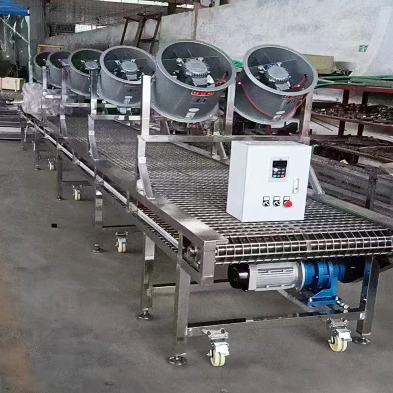 工业不锈钢网链输送机 瓜果食品冷却网状运输线 可高温网链输送机图5