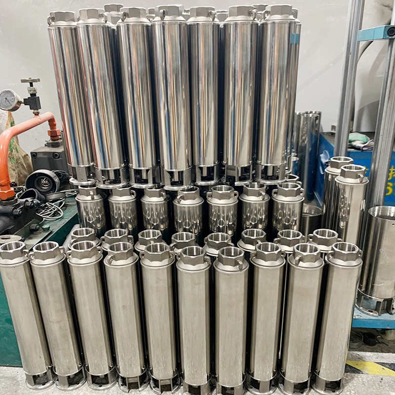 高扬程太阳能深井泵太阳能光伏水泵灌溉系统4寸不锈钢潜水泵图4