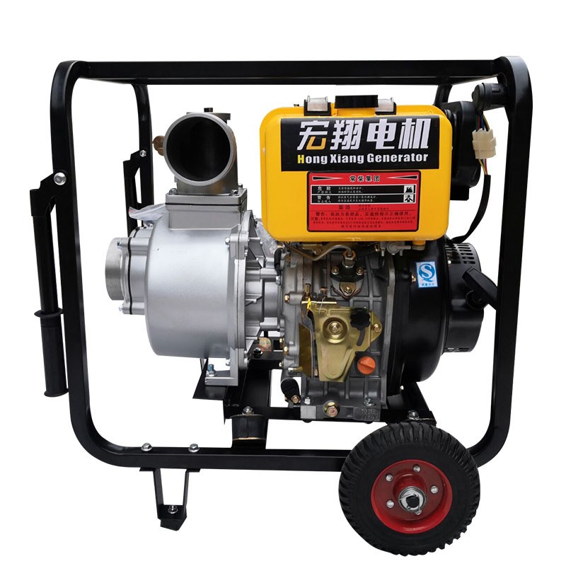 四冲程抽水机农用农业灌溉高扬程电启动水泵2寸自吸柴油抽水清水图4