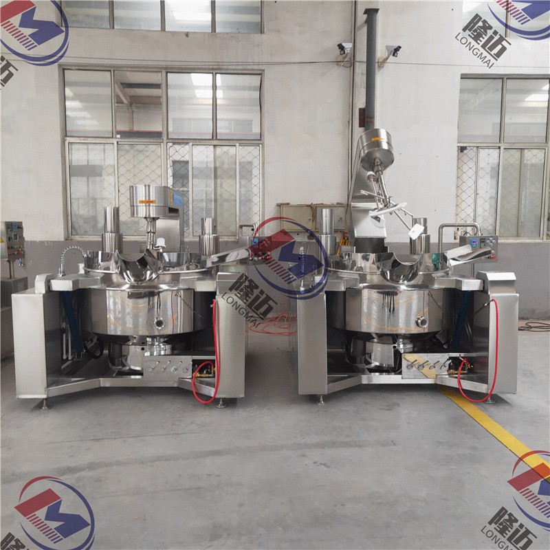 供应重庆火锅底料炒锅 辣椒酱行星搅拌炒锅 全自动火锅底料炒料机图3