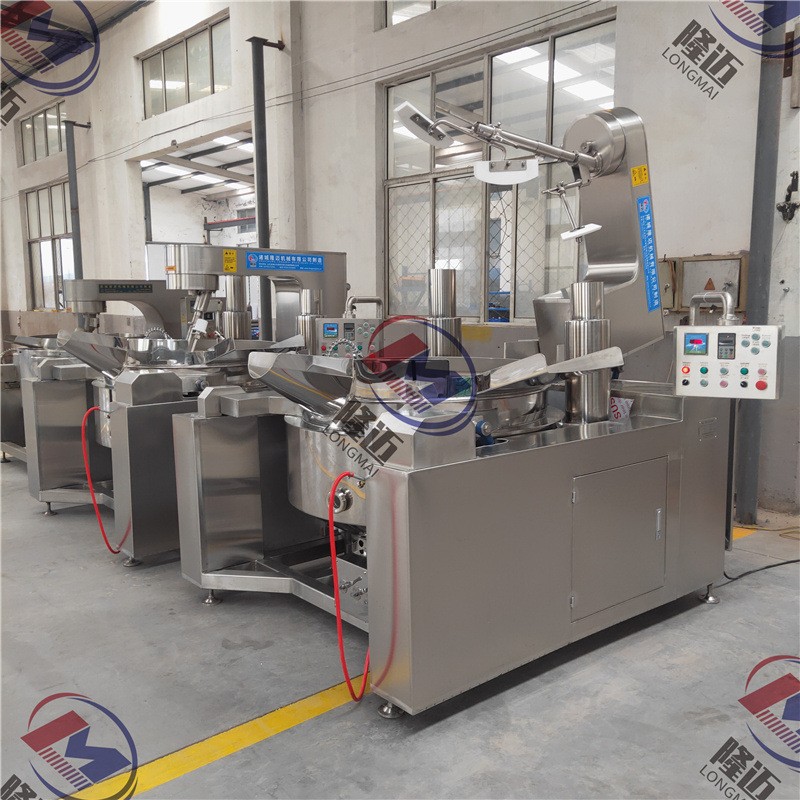 供应重庆火锅底料炒锅 辣椒酱行星搅拌炒锅 全自动火锅底料炒料机图2