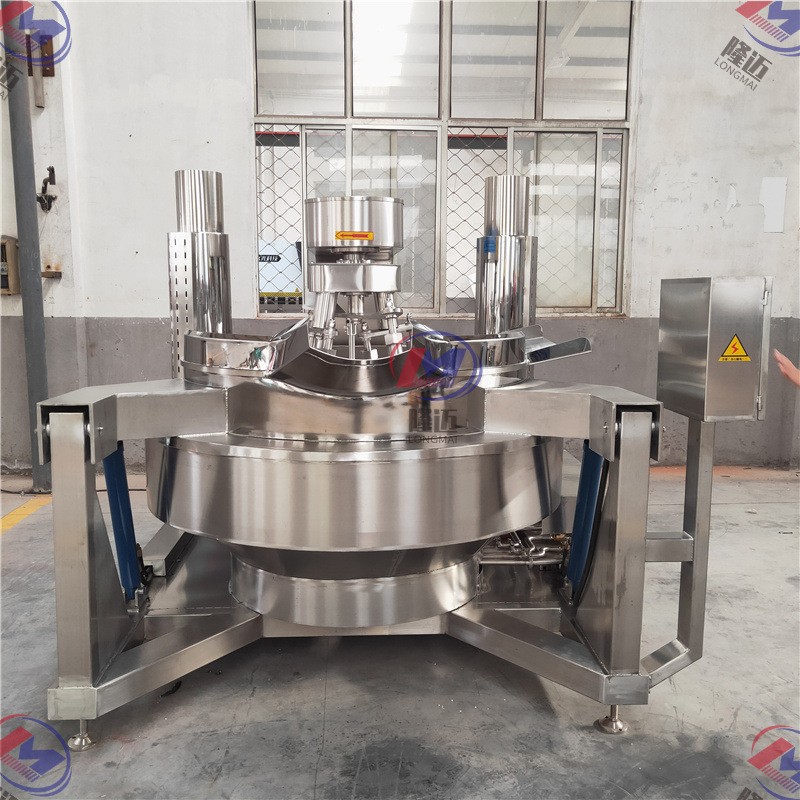 玫瑰花酱行星炒锅 多爪多头果酱花酱炒制设备 燃气大型炒酱机