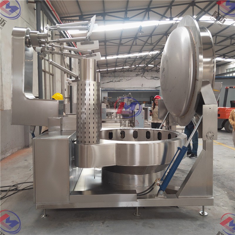 玫瑰花酱行星炒锅 多爪多头果酱花酱炒制设备 燃气大型炒酱机图5