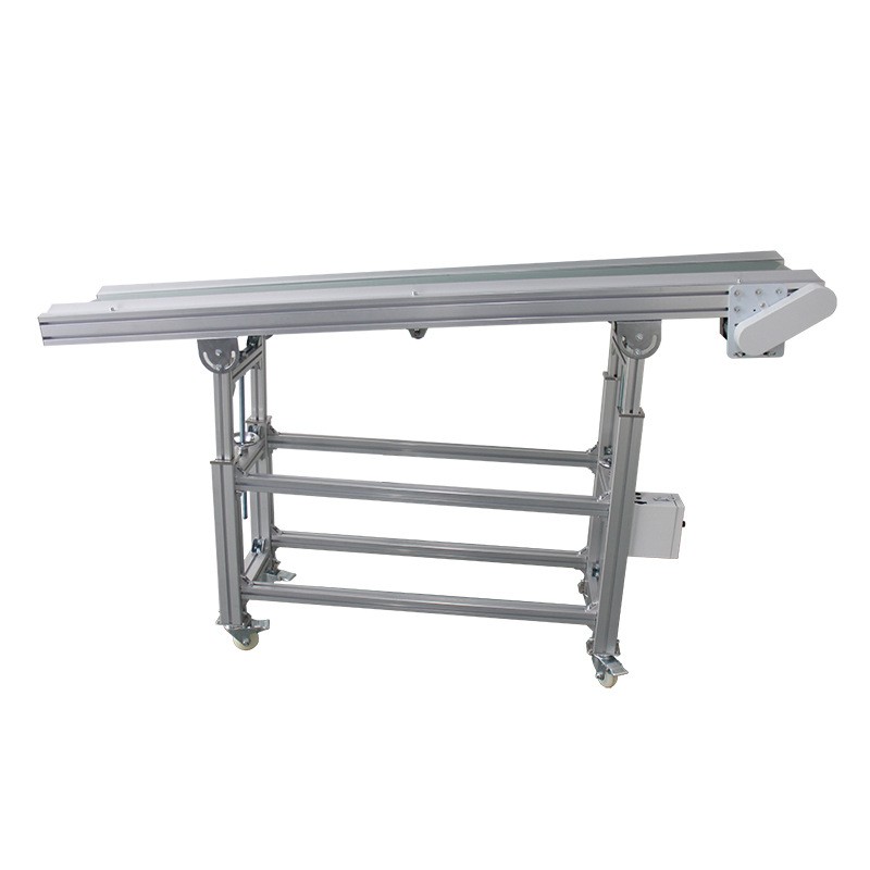 厂家直供 标准输送机 降爬坡机传送机 铝合金输送带斜坡输送机升图3