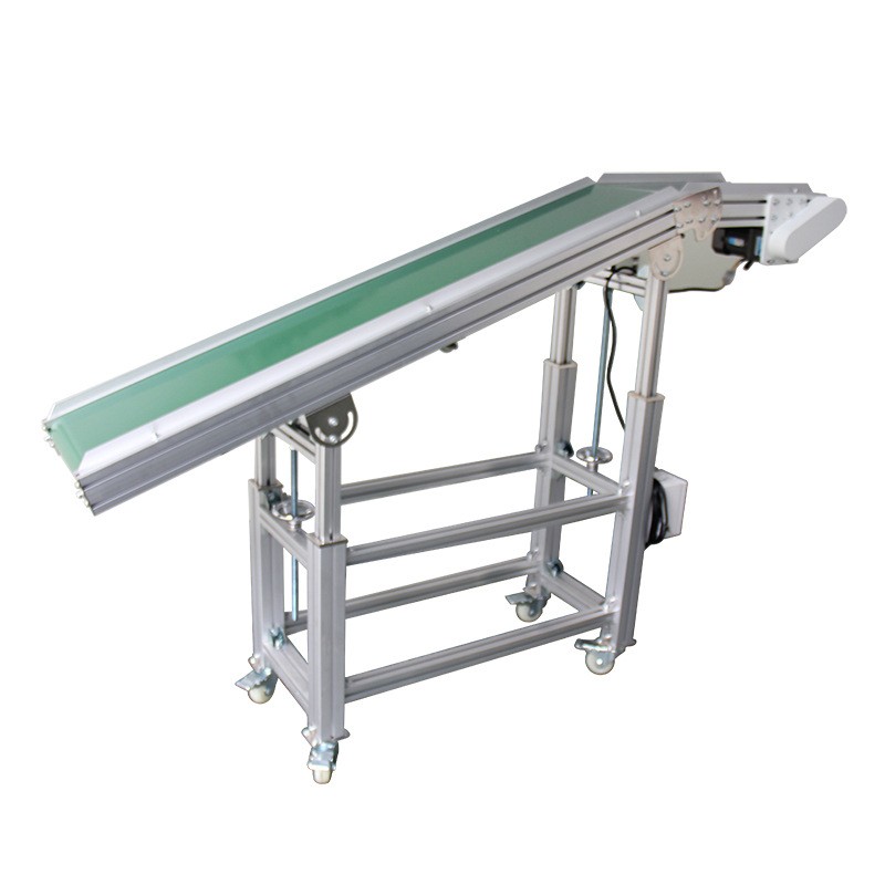 厂家直供 标准输送机 降爬坡机传送机 铝合金输送带斜坡输送机升图5