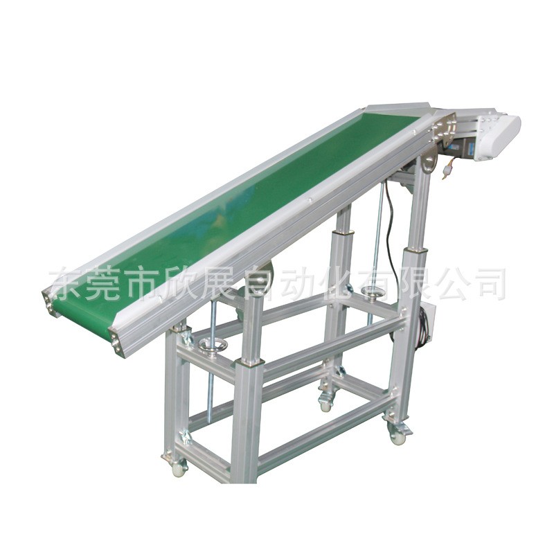 加工定制 标准输送机 降爬坡机传送机 铝合金输送带斜坡输送机升图5