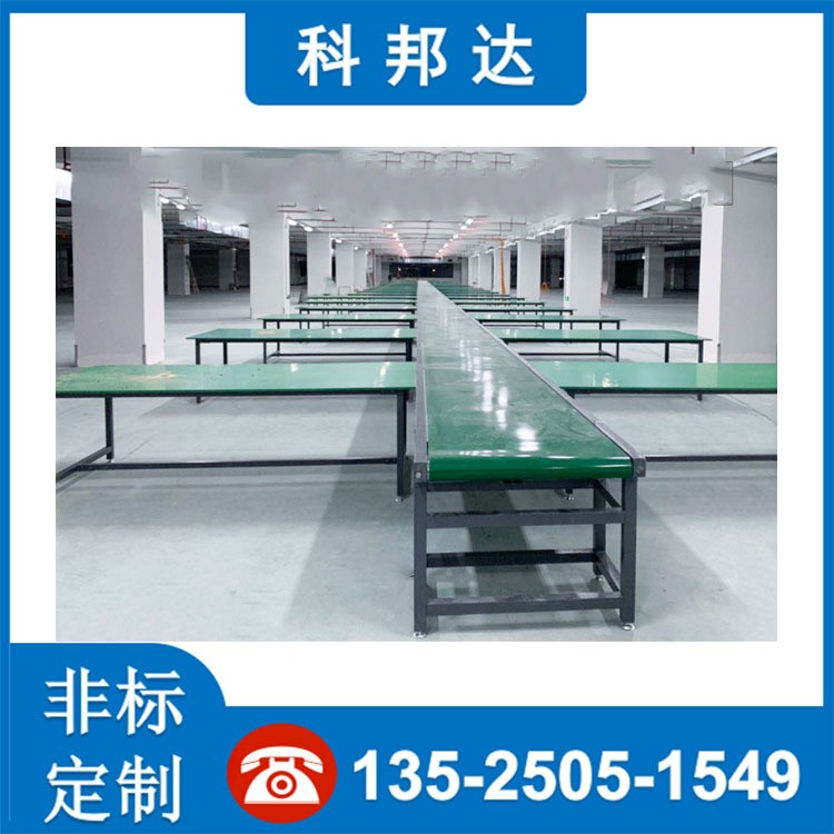 物料传送带隧道烘干线皮带爬坡机自动输送操作平台粉末喷涂流水带图3