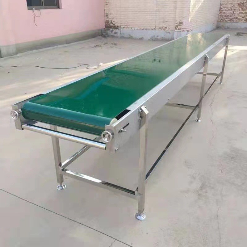 小型折叠皮带输送机 食品流水线物流传送输送机 移动式皮带输送机图3