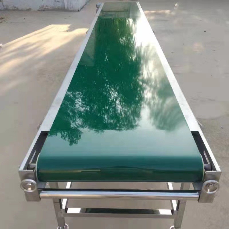 小型折叠皮带输送机 食品流水线物流传送输送机 移动式皮带输送机图2