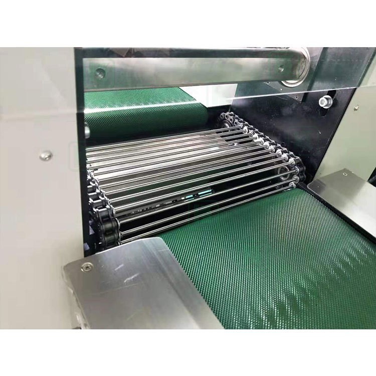 供应有机蔬菜包装机 DK450上海青包装机器 叶子菜保鲜膜打包机器图3