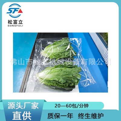 全自动伺服蔬菜包装机 自动感应袋长叶菜包装机 防止烫伤功能