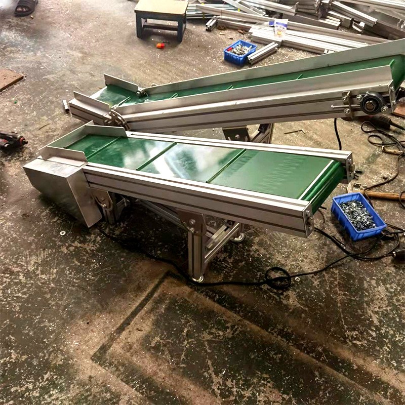 传送带小型流水线上料皮带输送机 装车卸货食品带式输送线提升机图3