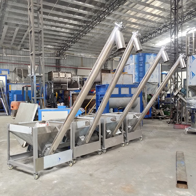 源头输送设备厂家 固态颗粒螺旋上料机 可移动式 粉体绞龙输送机图5