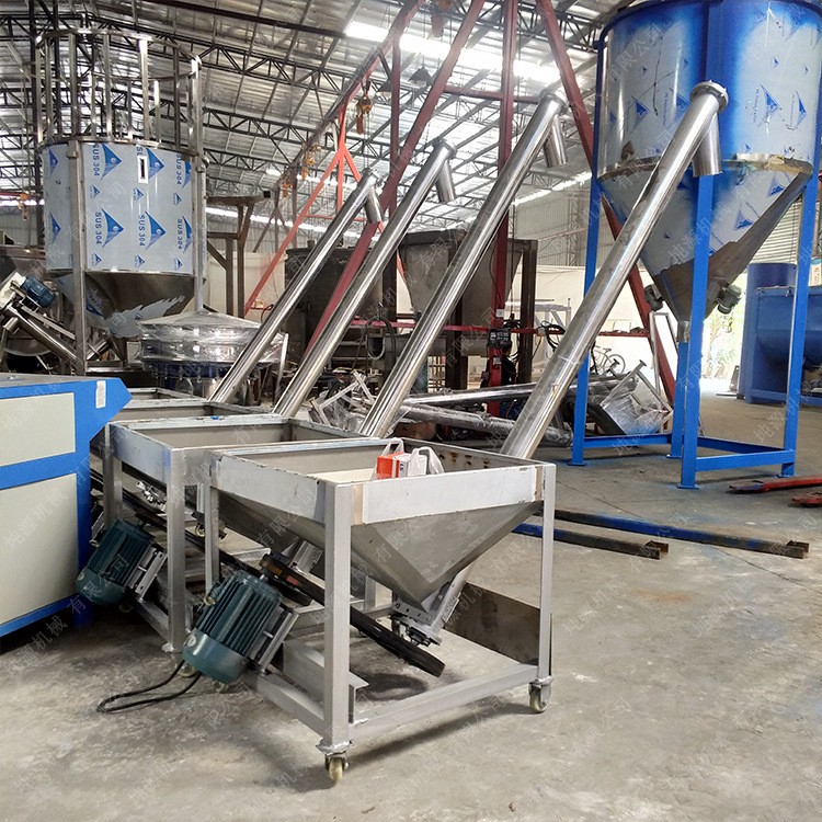 源头输送设备厂家 固态颗粒螺旋上料机 可移动式 粉体绞龙输送机图4