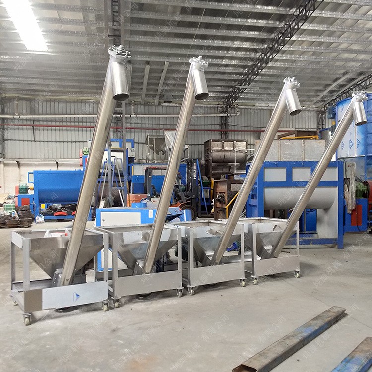 源头输送设备厂家 固态颗粒螺旋上料机 可移动式 粉体绞龙输送机图3