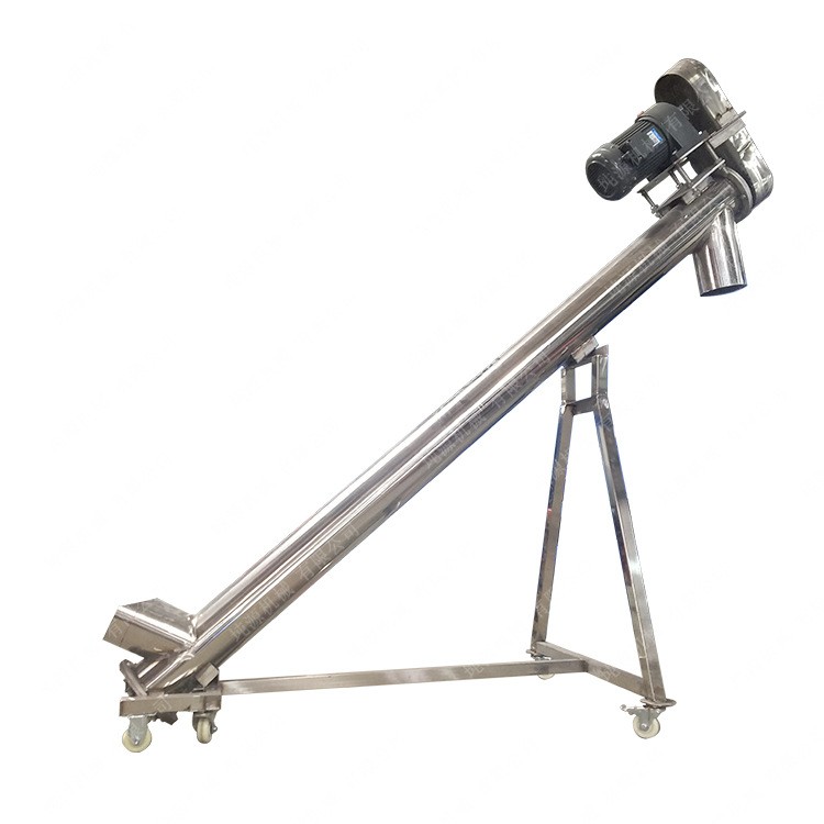 定做各长度159型提升机输送机设备 猪饲料鸡饲料上料 绞龙上料机图5