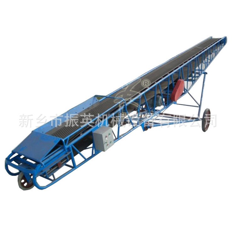ZY系列TD75皮带输送机 链板输送机 裙边防夹料 新乡振英 厂家定制图3