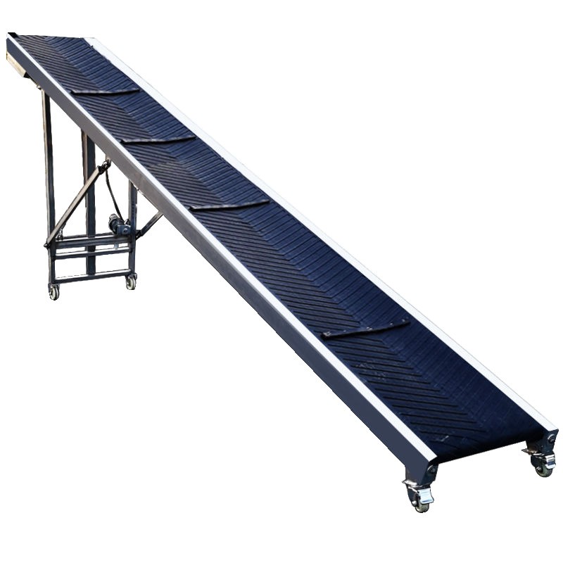 输送带传达带小型输送机爬坡卸货流水线皮带机折叠运输机图5