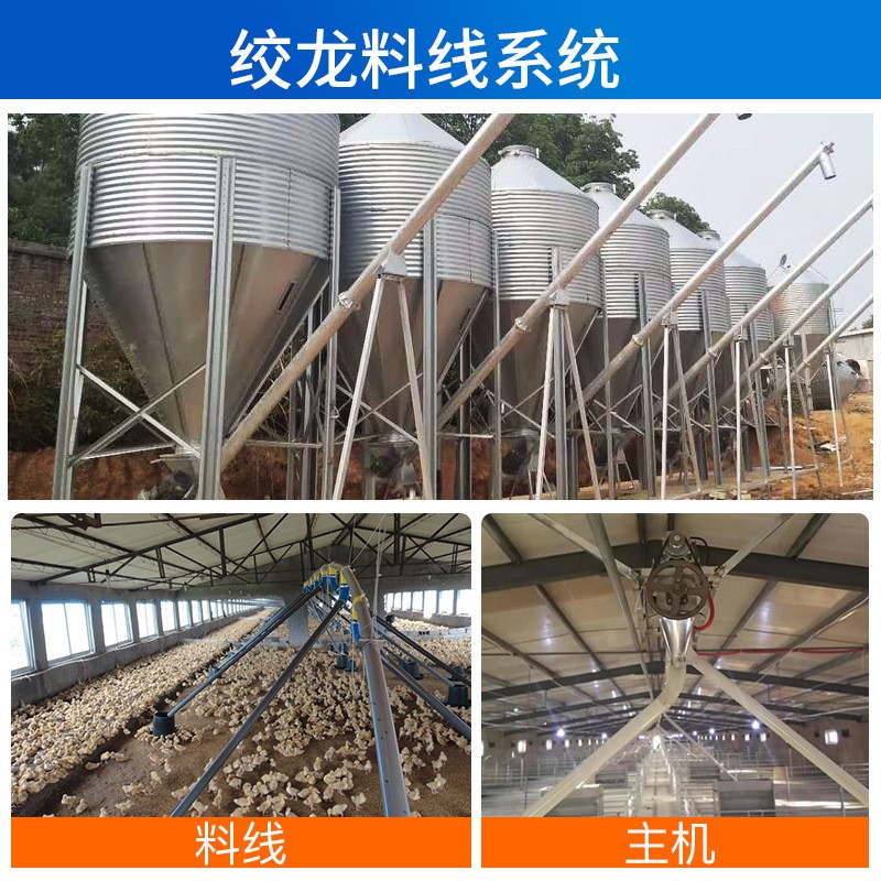 猪场养殖设备料塔料线料仓镀锌板料塔储料罐鸡场料线自动供料系统图2