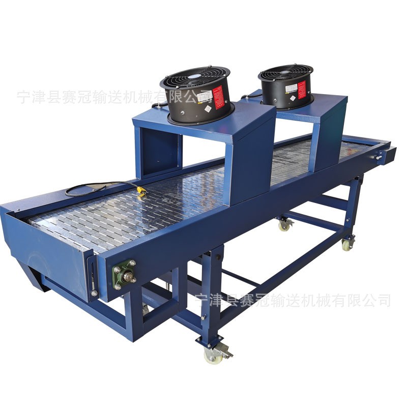 豆制品摊晾输送机 糕点冷却降温输送线 风干冷却不锈钢网带输送机图5