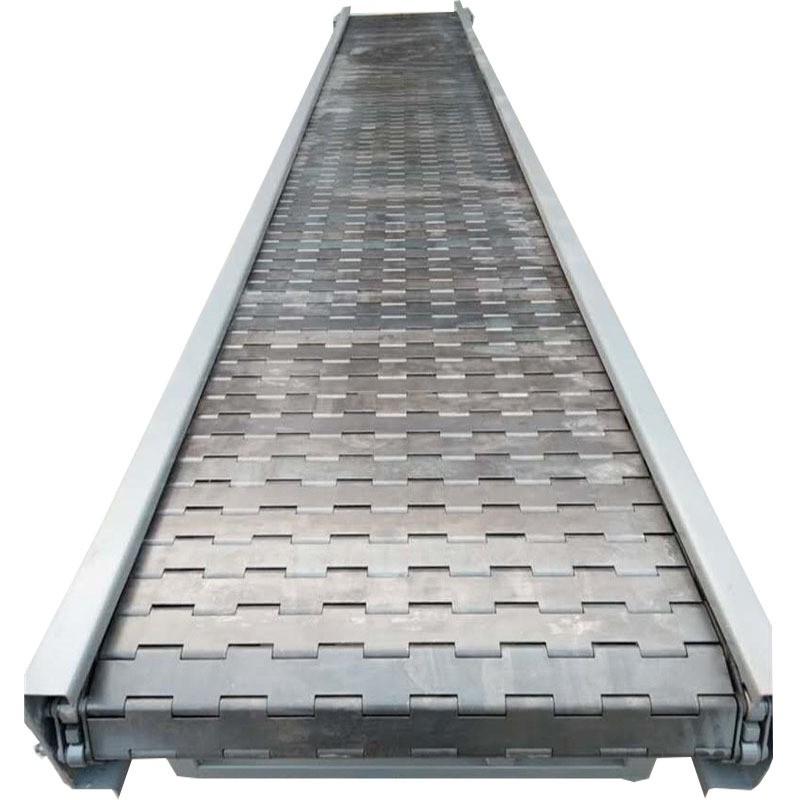 食品流水线链板机 工业传送链条式板链 果蔬烘干不锈钢链板输送机图5