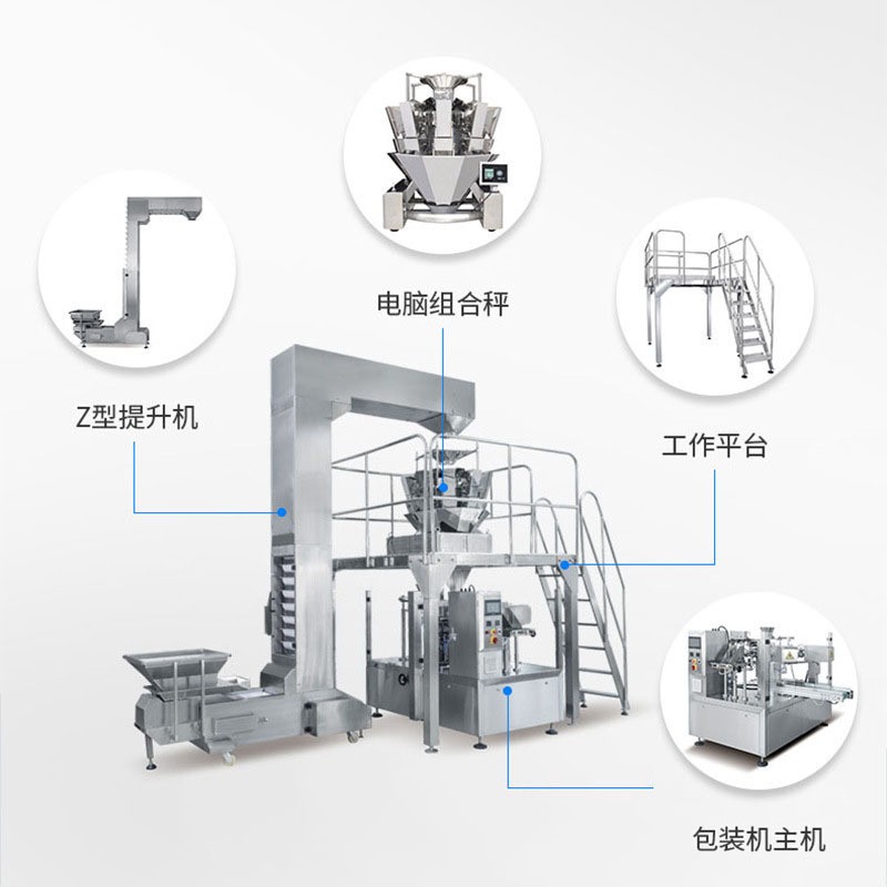 厂家现货自动点数计量早春季水稻 蔬菜 玉米给袋式颗粒种子包装机图2