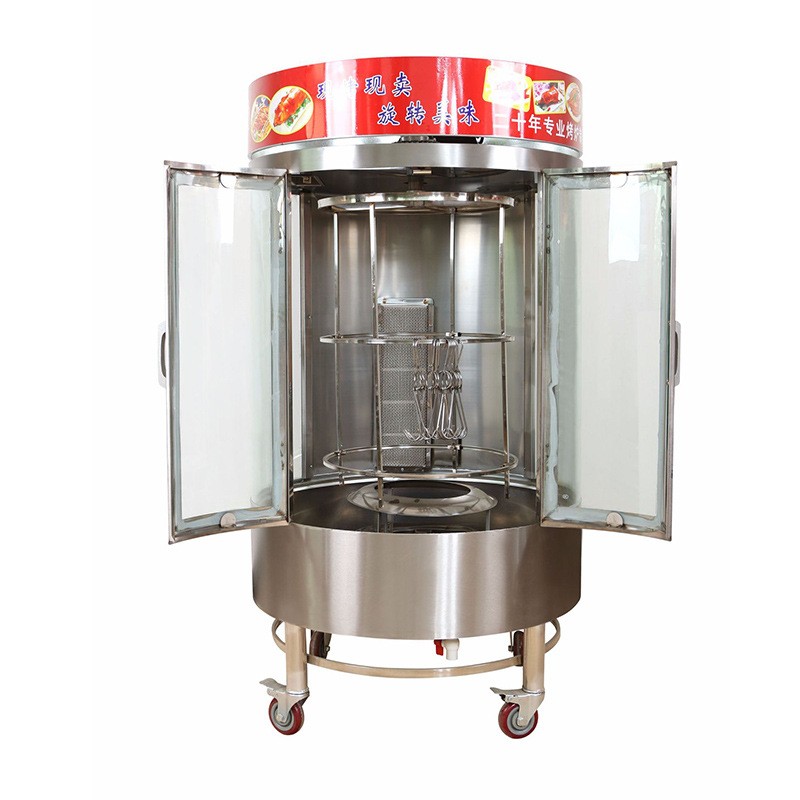 商用燃气烤鸭炉 全自动旋转烤箱机烤鱼炉烤鸡炉秘制烤五花肉机图4