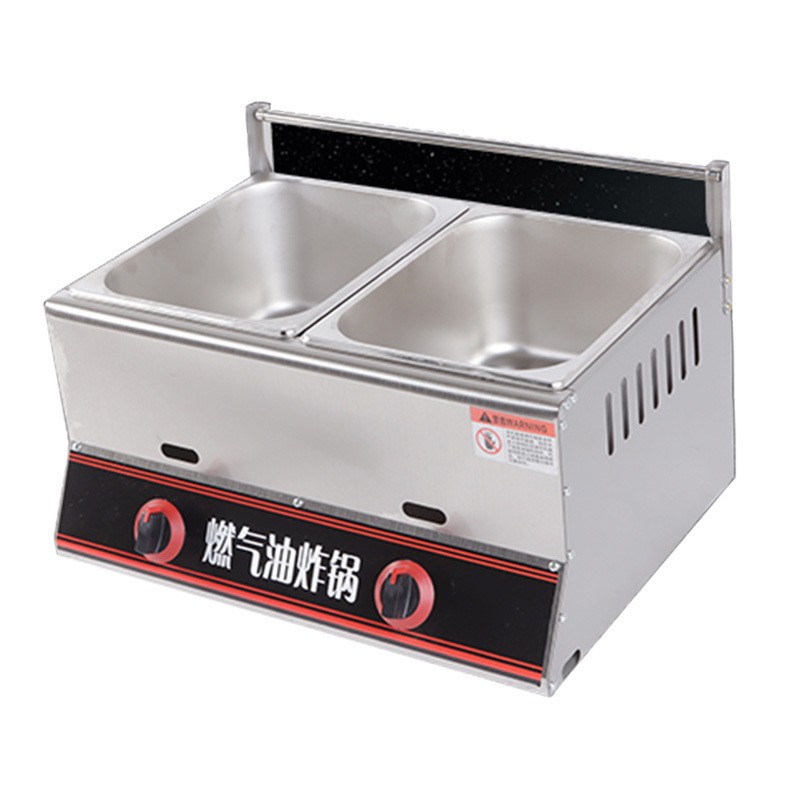 不锈钢自动恒温油炸锅 商用炸鸡炸薯条关东煮油炸锅炸串大容量图5