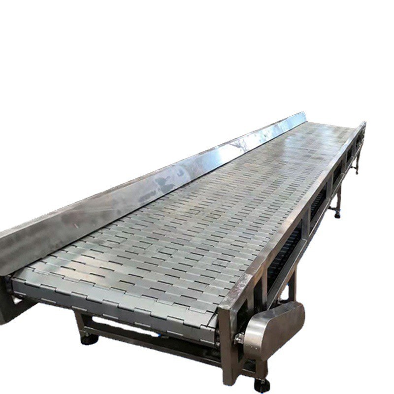 源头厂家爬坡输送机流水线提升机变频调速刮板式提升机链板输送机图5