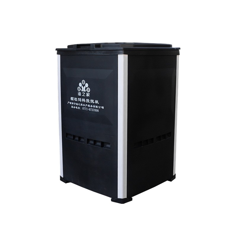 渔之家两包料颗粒饲料投料机鱼塘网箱水库喂鱼投饵半全自动调速机图5