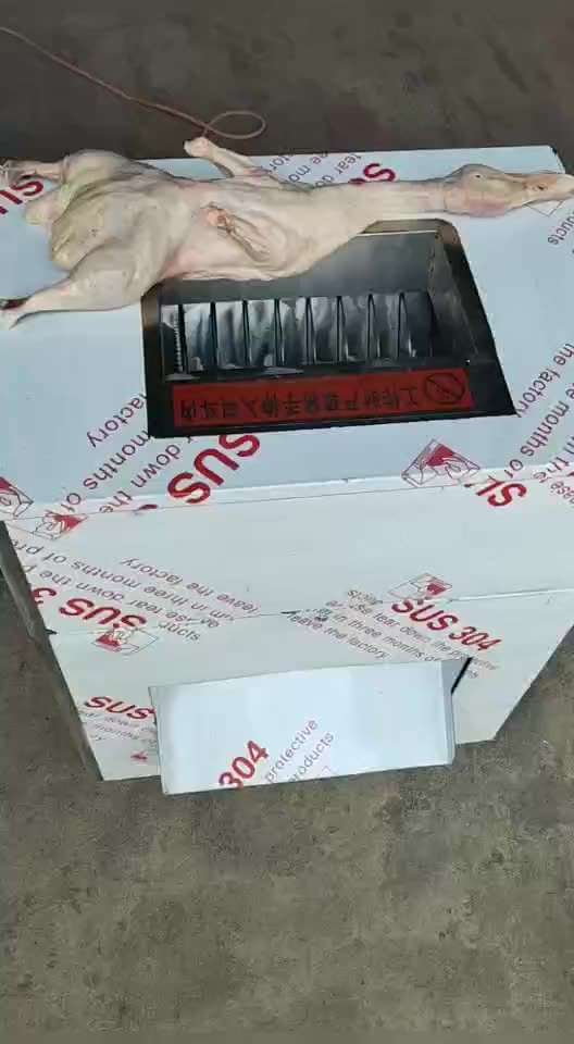 切鲜鸡块机全自动多功能剁鸡鸭鹅块机小型切排骨机二次成型切块机图2