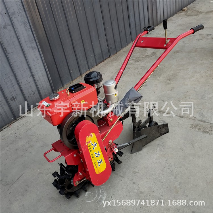 小型坡地履带犁田机 履带式手扶犁地机 链轨式微耕机图3