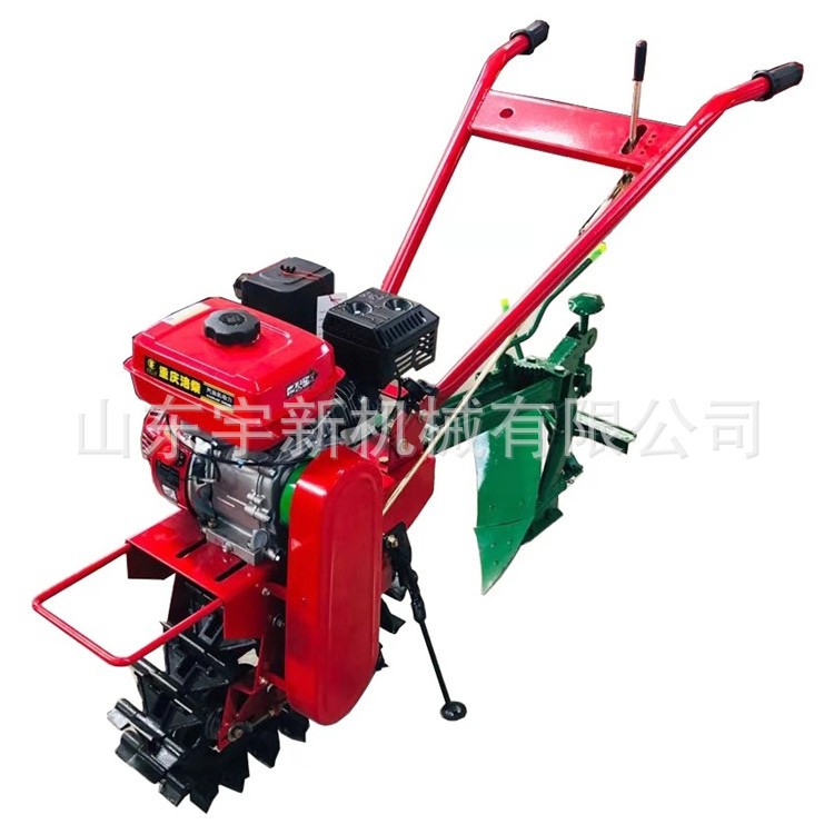 小型坡地履带犁田机 履带式手扶犁地机 链轨式微耕机图5