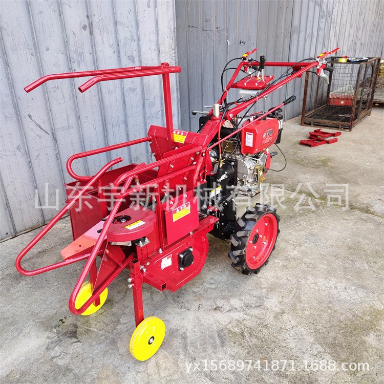 玉米秸秆割倒机 手扶玉米收割机 扒皮玉米掰棒子收割机图4