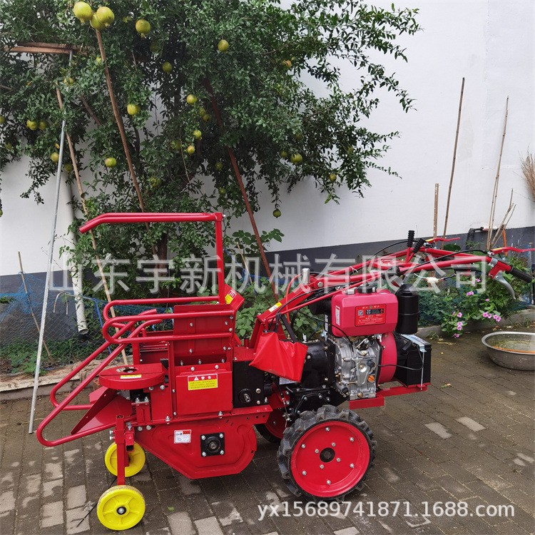 玉米秸秆割倒机 手扶玉米收割机 扒皮玉米掰棒子收割机图3