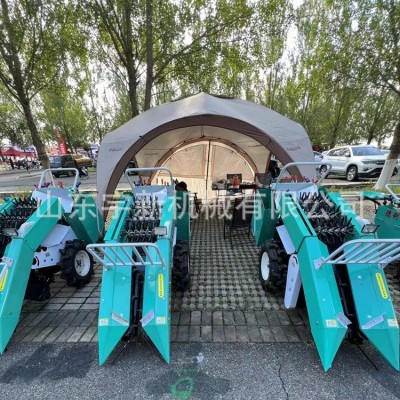 大马力柴油苞米收获机 掰玉米棒子机器 手推式玉米收获机