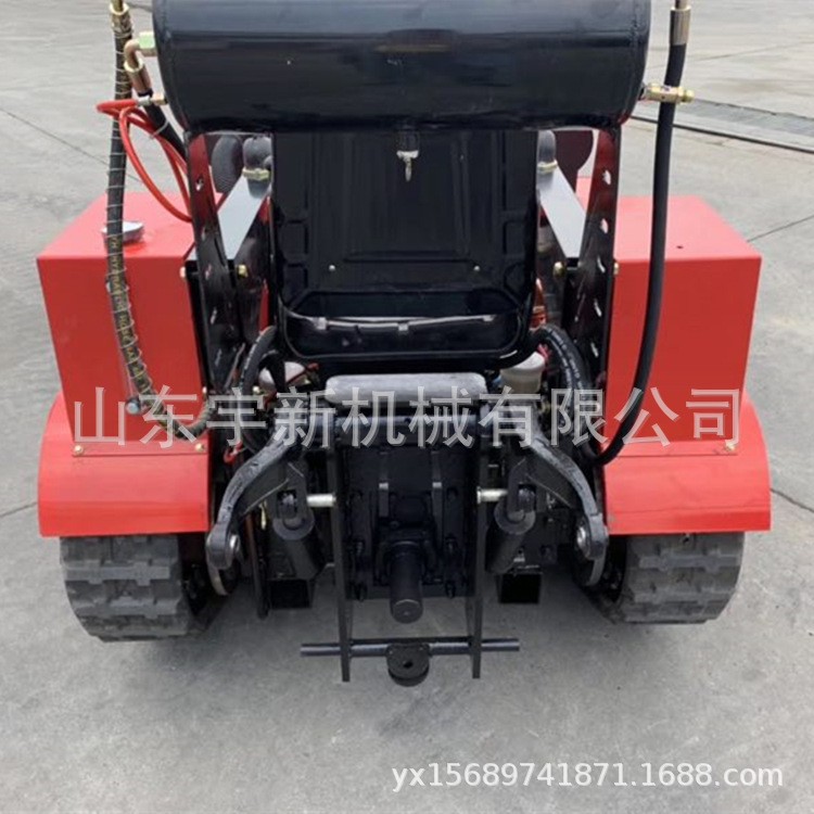 35马力履带式开沟机 自走式大棚旋耕机 果树开沟施肥回填机图2
