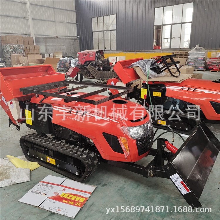 35马力履带式开沟机 自走式大棚旋耕机 果树开沟施肥回填机图3