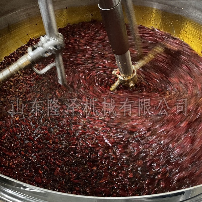 全自动辣椒酱料炒锅 电磁辣椒酱炒制设备 燃气行星炒酱机器图2