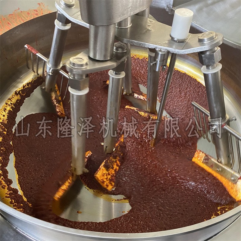 多爪搅拌炒锅大容量 香菇辣椒炒酱设备 大型火锅炒料机650L图3