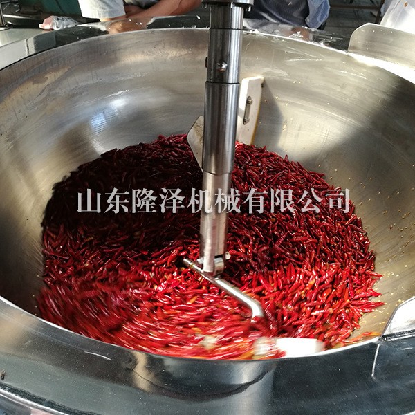 多爪搅拌炒锅大容量 香菇辣椒炒酱设备 大型火锅炒料机650L图4