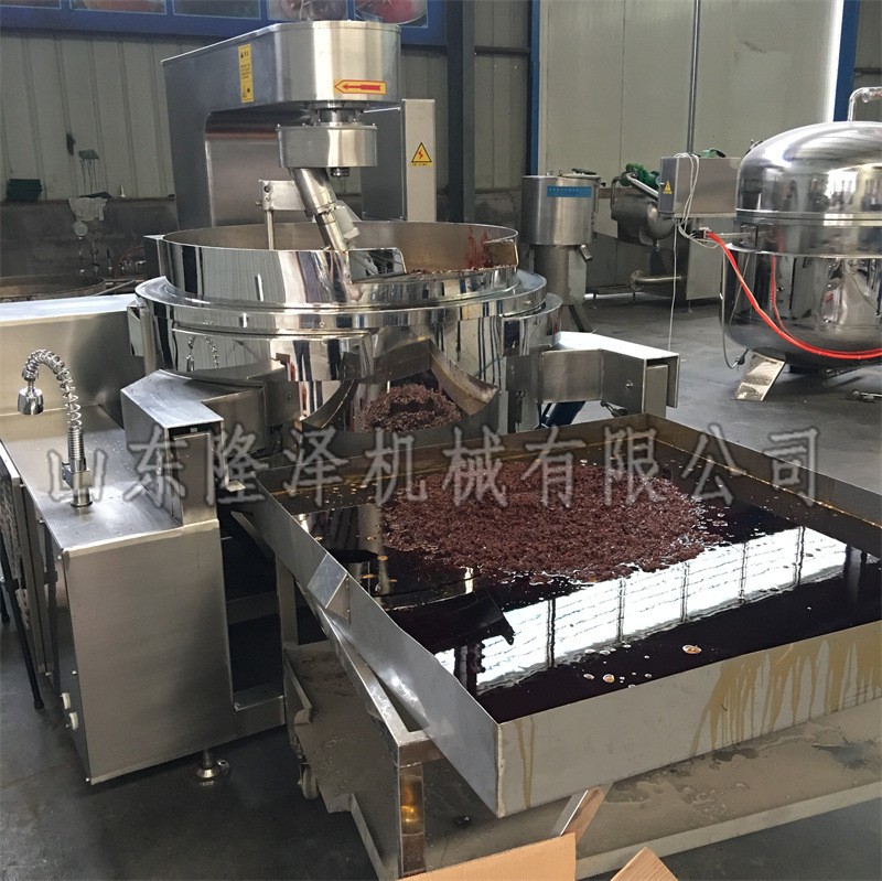 行星搅拌炒锅不锈钢 全自动酱料炒锅 火锅炒料机自动控温图3