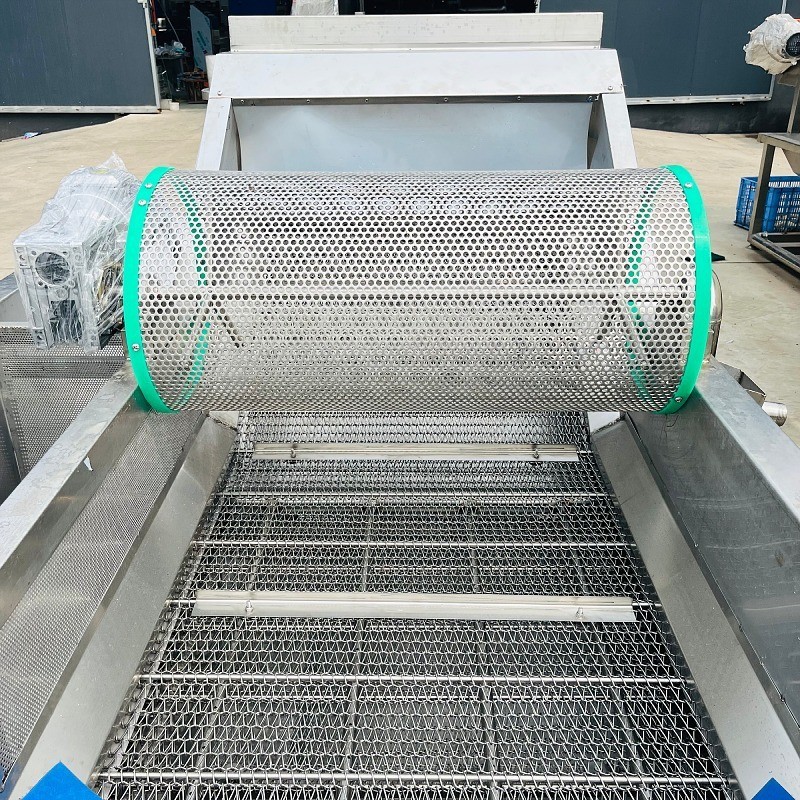 大姜专用高压清洗机 大姜清洗切片烘干线 大姜清洗加工设备图5