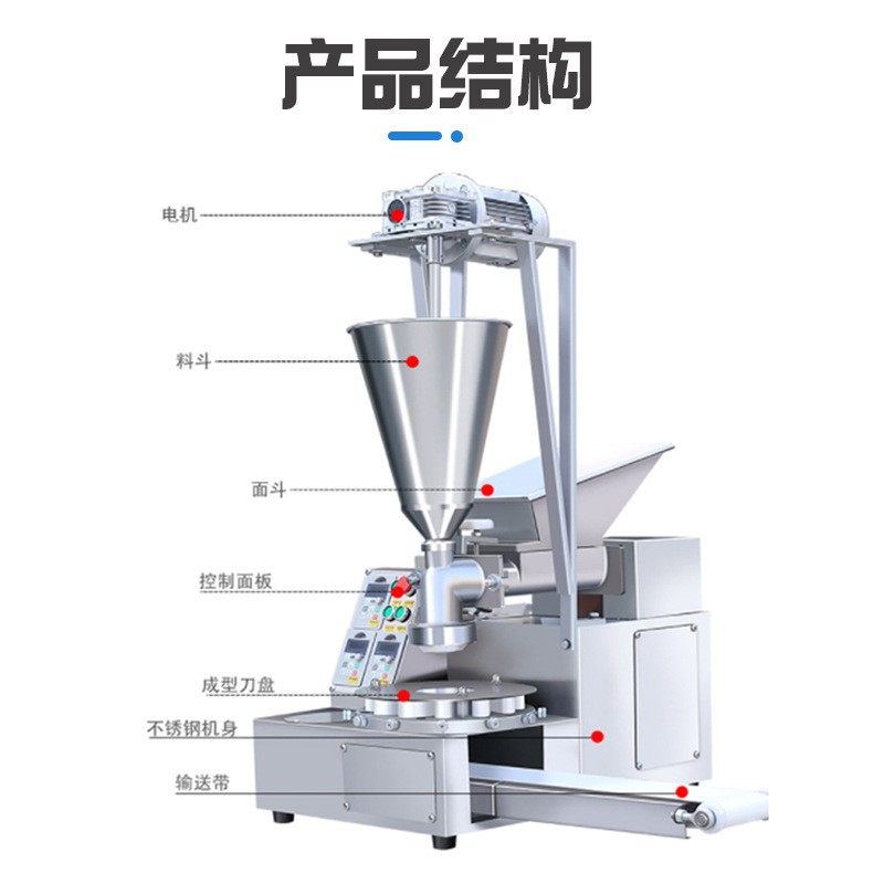 包子机全自动商用小型家用自动做包包子的机器新型小笼包机馒头机图4