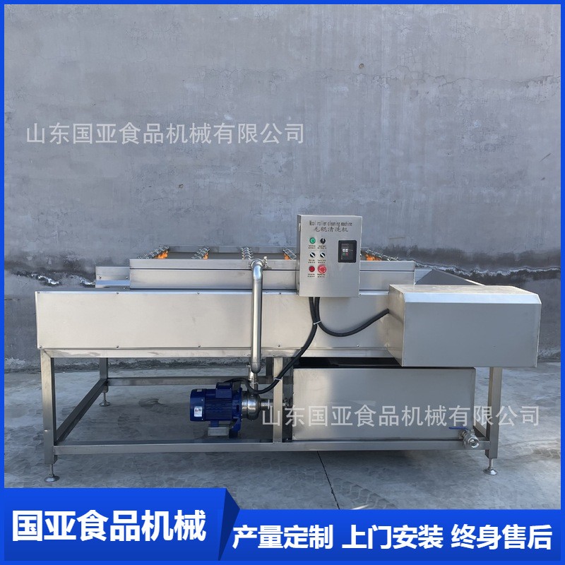 洋葱毛辊清洗去皮机 全自动地瓜红薯去皮清洗机 根茎类果蔬脱皮机图4