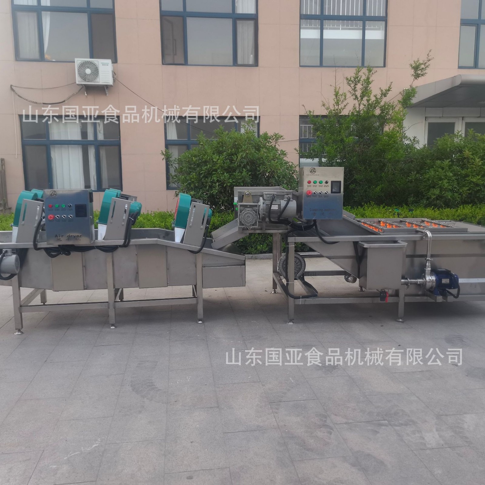 全自动小龙虾气泡清洗机 大姜清洗机 果蔬高压喷淋净菜设备图3